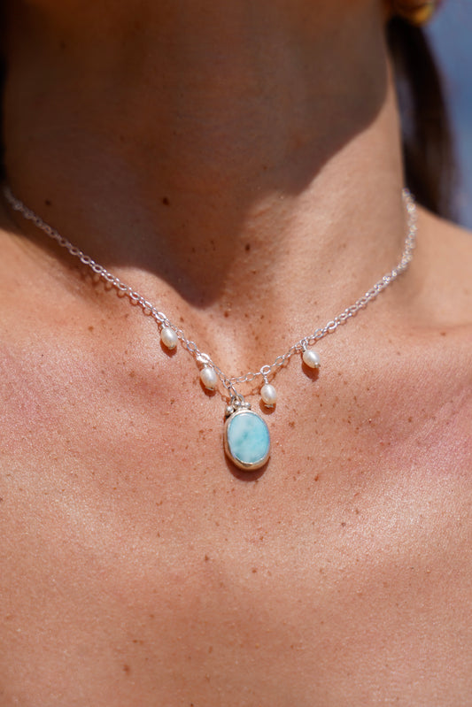 Larimar Necklace