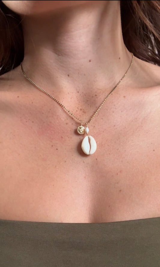 Cowrie Charm Necklace