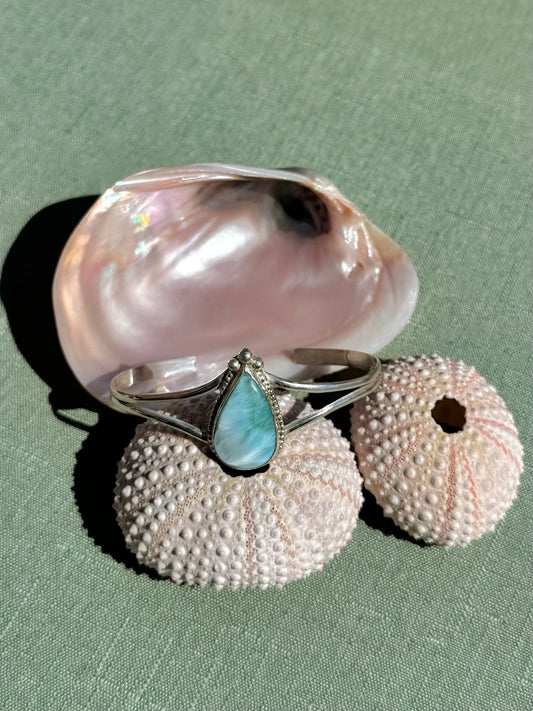 Larimar Double Band Cuff
