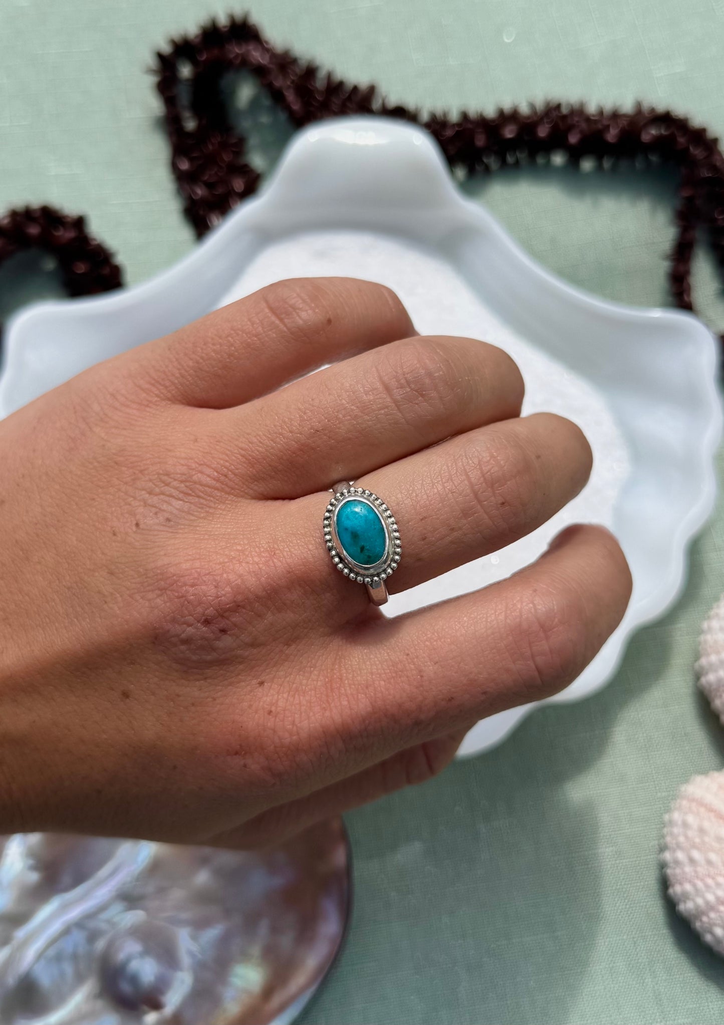 Oval Turquoise Ring