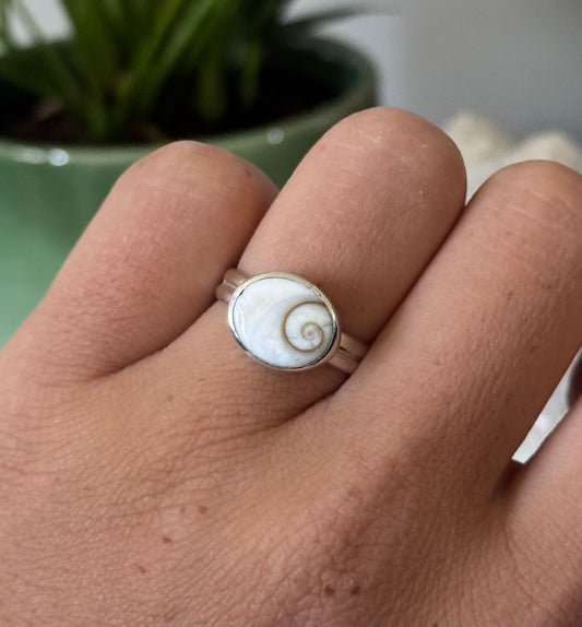 Oval Shiva Ring