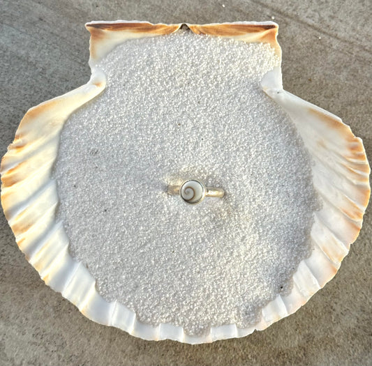 Swirl Shell Ring