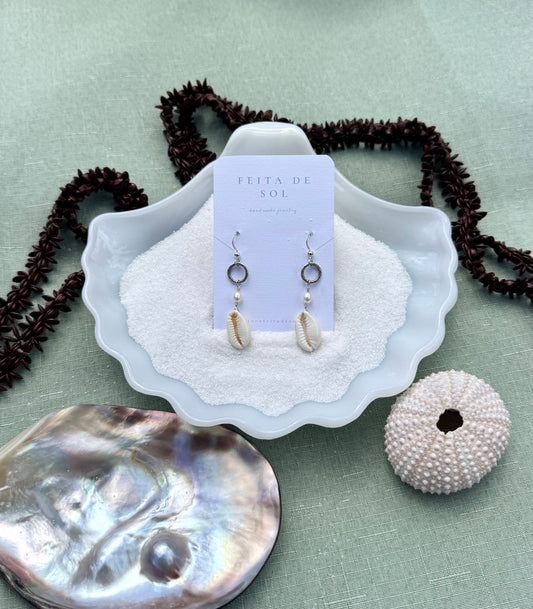 Cowrie Dangle Earrings