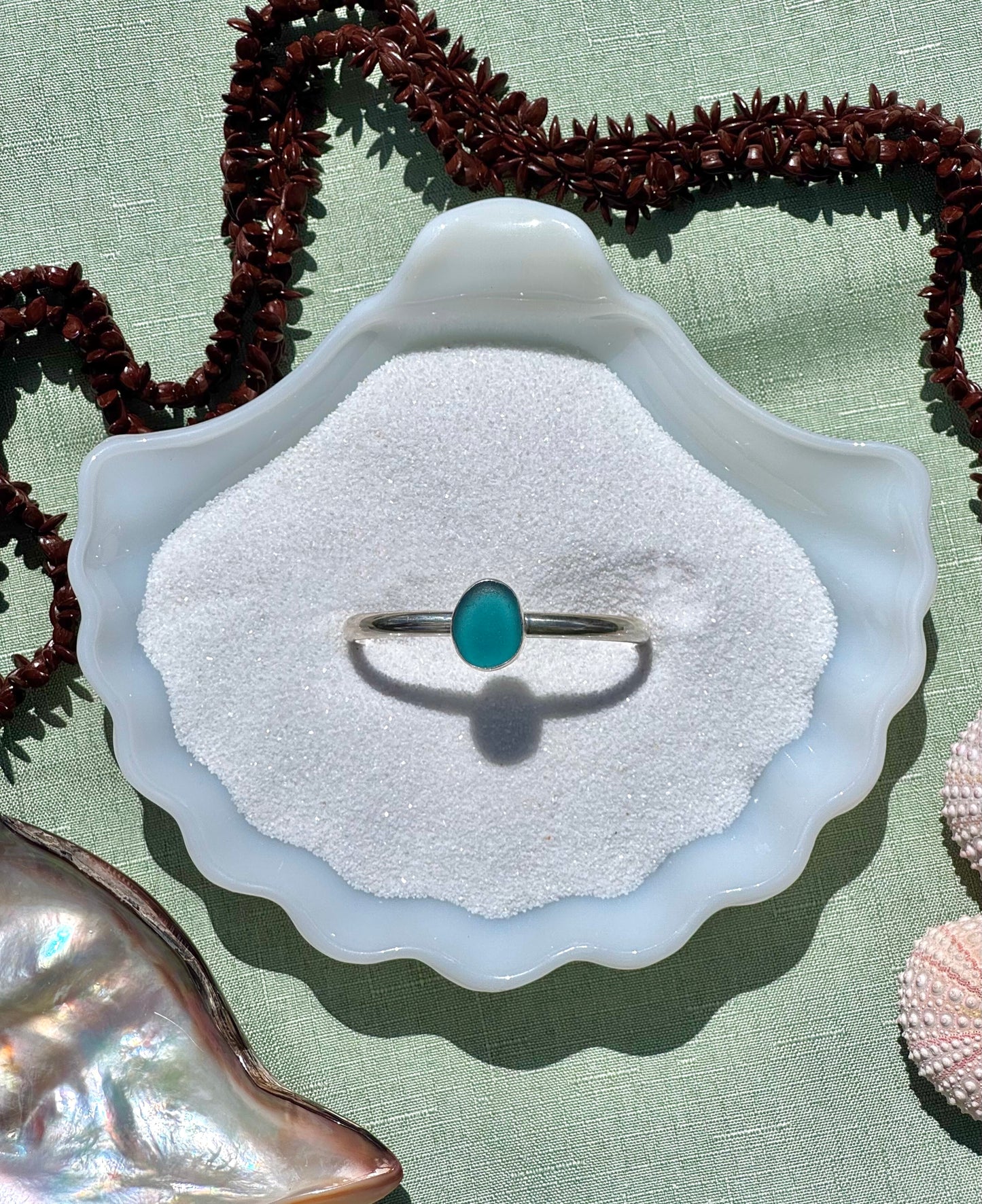 Chunky Seaglass Cuff