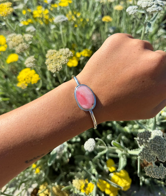 Pink Opal Cuff