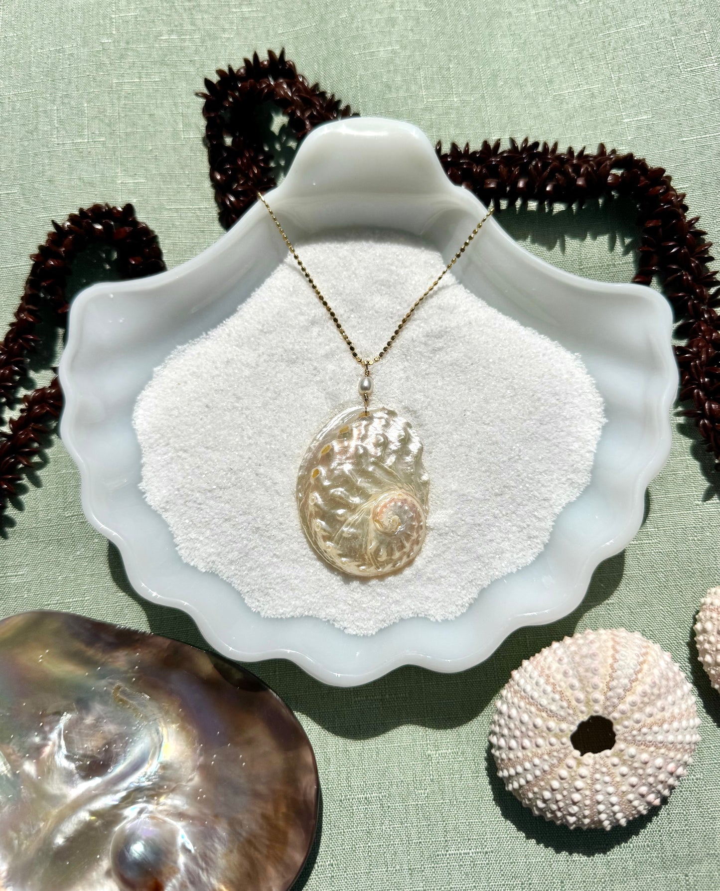 Pearl Abalone Necklace